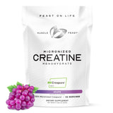 Muscle Feast Creatine Monohydrate Powder 290g Grape Flavour front view