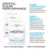 Muscle Feast Creatine Monohydrate Powder 290g Grape Flavour serving size