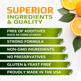 MUSCLE FOOD LABS Blended Vitamin & Mineral Supplement on a table