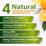 MUSCLE FOOD LABS Vitamin D3 & C Supplement capsules on a table
