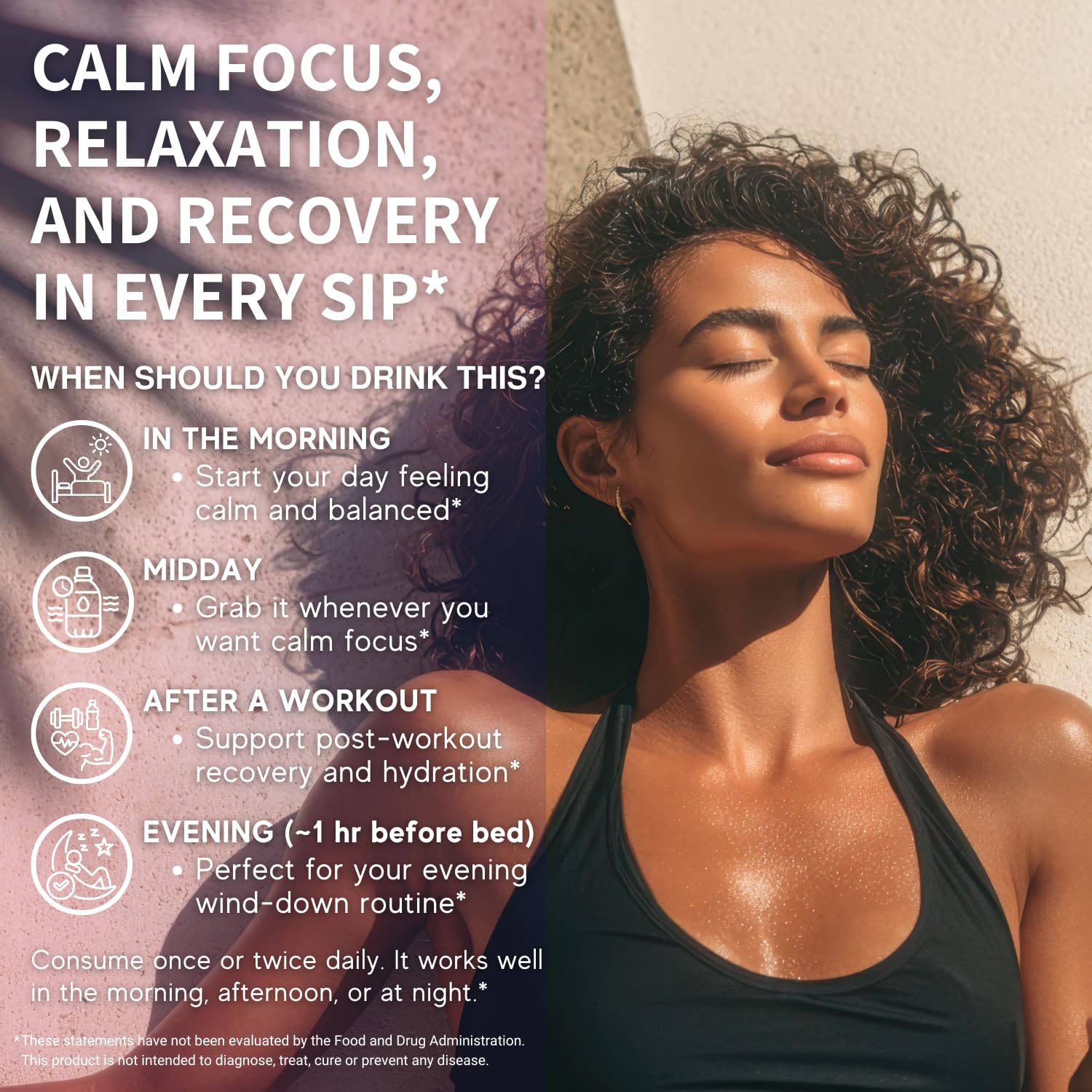 Muscle I.V. Mood Support powder packet ingredients list