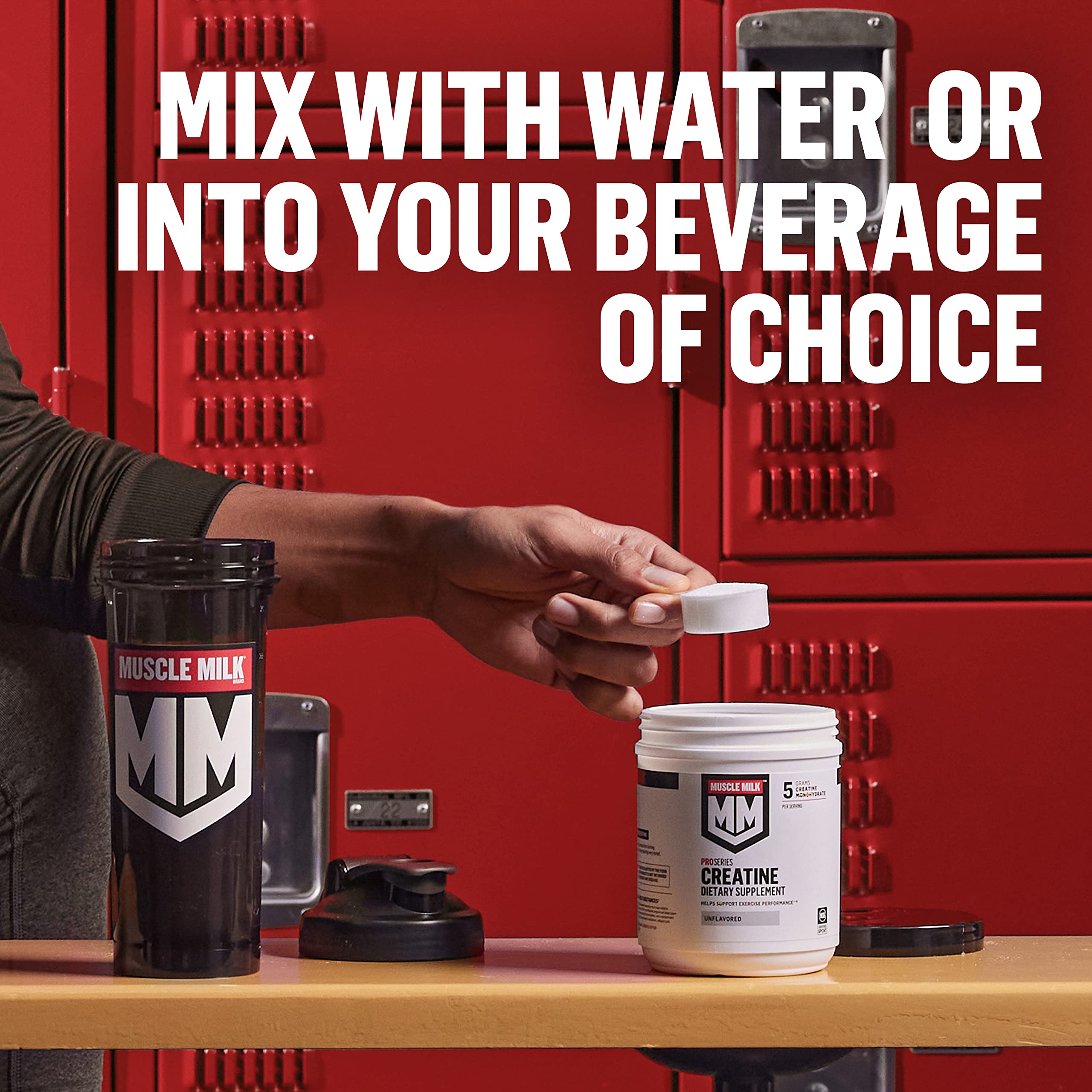 Muscle Milk Pro Series Creatine Powder 454g packaging details