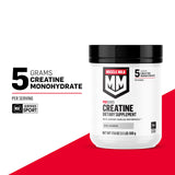 Muscle Milk Pro Series Creatine Powder 454g side view