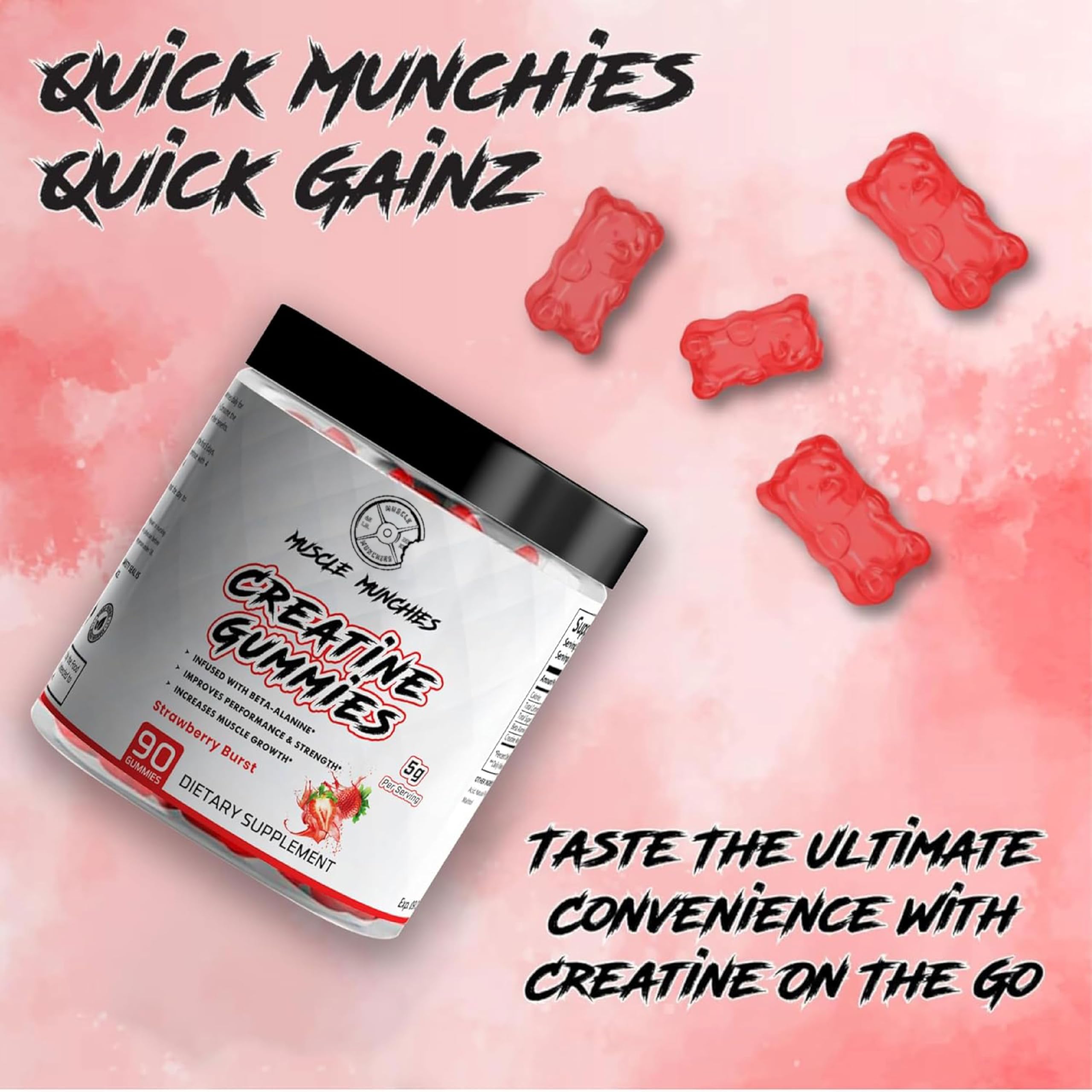 Muscle Munchies Creatine Gummies lifestyle scene