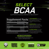 Muscle Pharm BCAA Powder Fruit Punch nutritional information