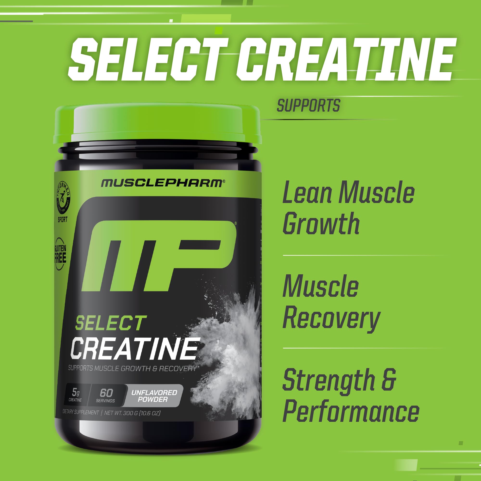 Muscle Pharm Creatine Monohydrate Powder 200g packaging