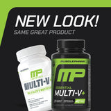 Muscle Pharm Essentials Multi-V+ Multivitamin side view