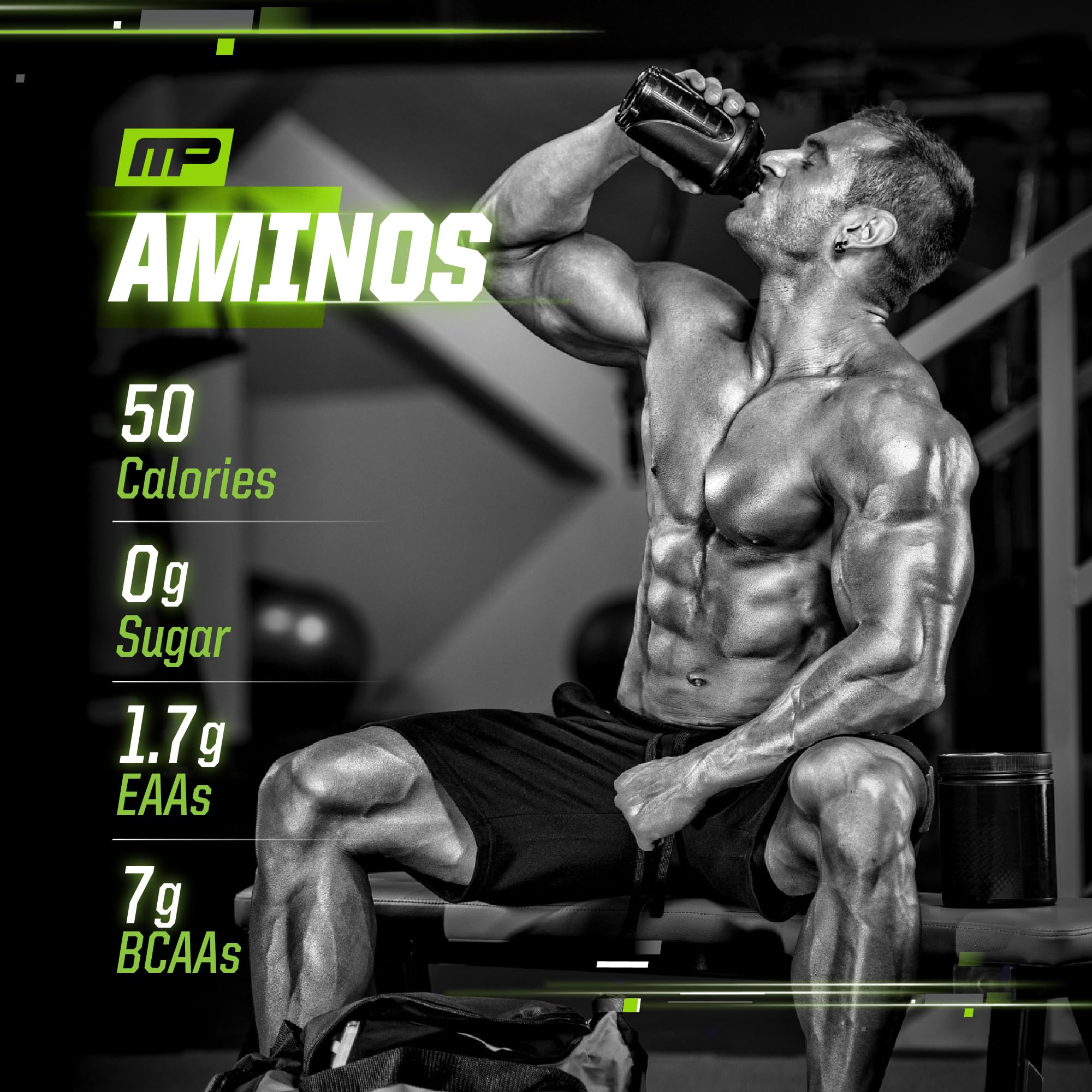 Muscle Pharm Select Amino's EAA + BCAA 355g Sour Candy serving scoop