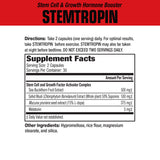 MuscleMeds STEMTROPIN side view showing ingredients list