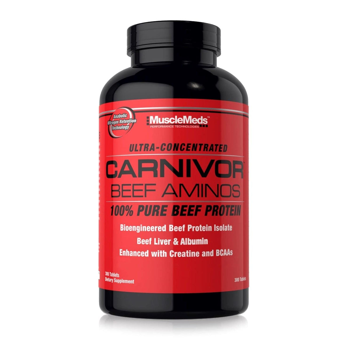 MuscleMeds Ultra-Concentrated Carnivor Beef Aminos 227g front view