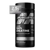 MuscleTech 100% Creatine 100 capsules front view