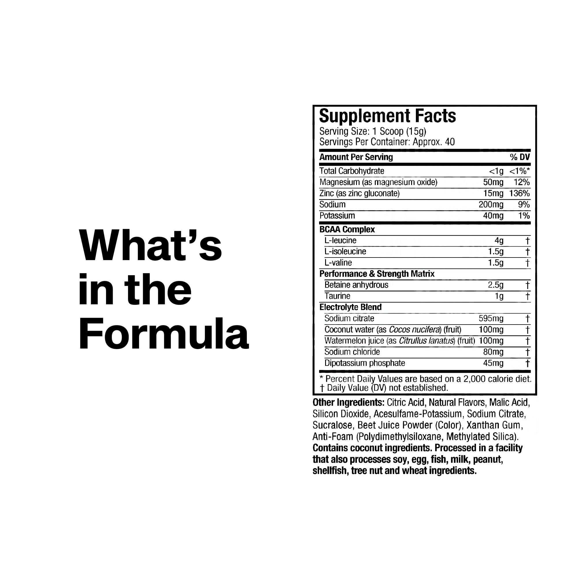 MuscleTech Amino Build BCAAs 454g Strawberry Watermelon scoop in water