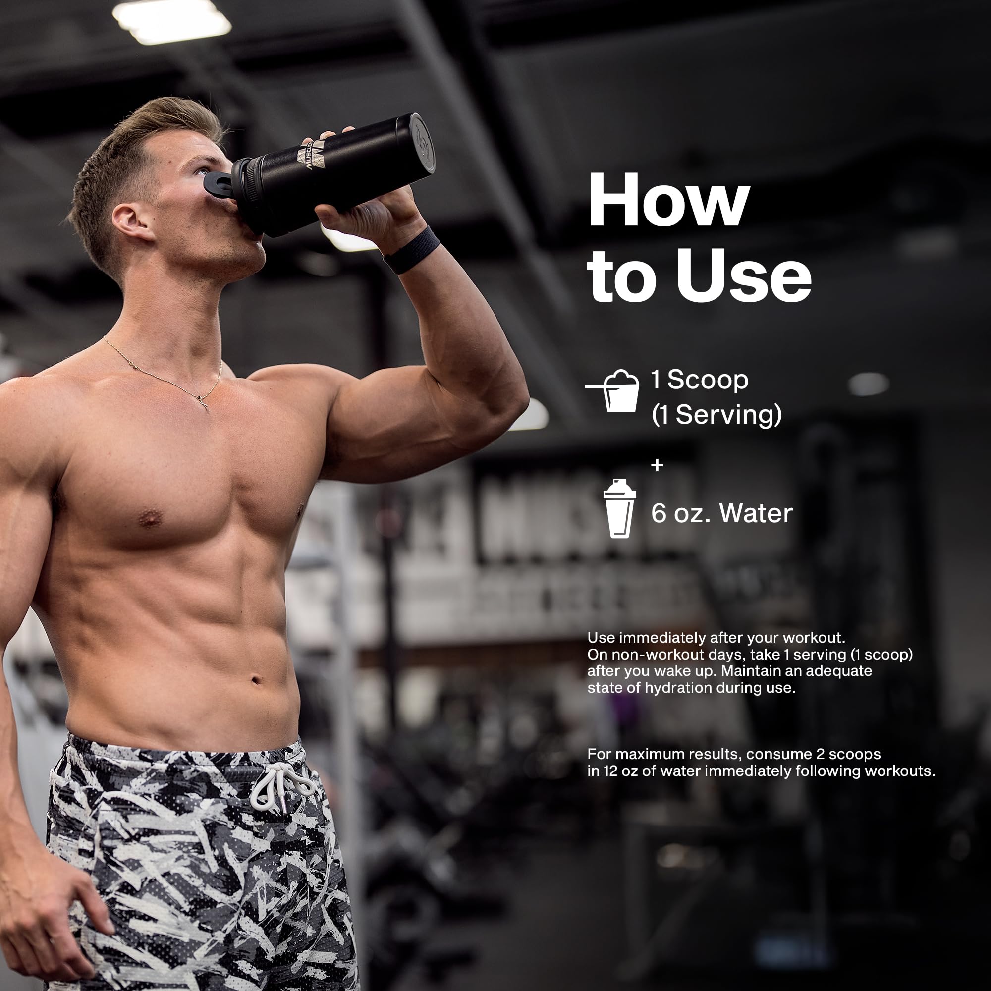 MuscleTech Cell-Tech Creatine Formula 2722g Fruit Punch mixed in water