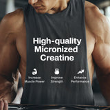 MuscleTech Platinum 100% Creatine unflavored powder in a glass