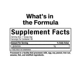 MuscleTech Platinum 100% Glutamine 373g nutritional information