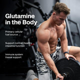MuscleTech Platinum 100% Glutamine 373g scoop
