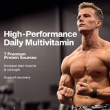 MuscleTech Platinum Multivitamin bottle side view