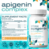 musebeam Apigenin Capsules side view with label