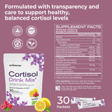 musebeam Cortisol Drink Mix packets in a lifestyle setting
