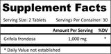 Mushroom Remedy Pro-Liver & Pancreas 1g supplement ingredients list