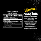 Mutant CREAKONG Creatine Powder unflavoured powder
