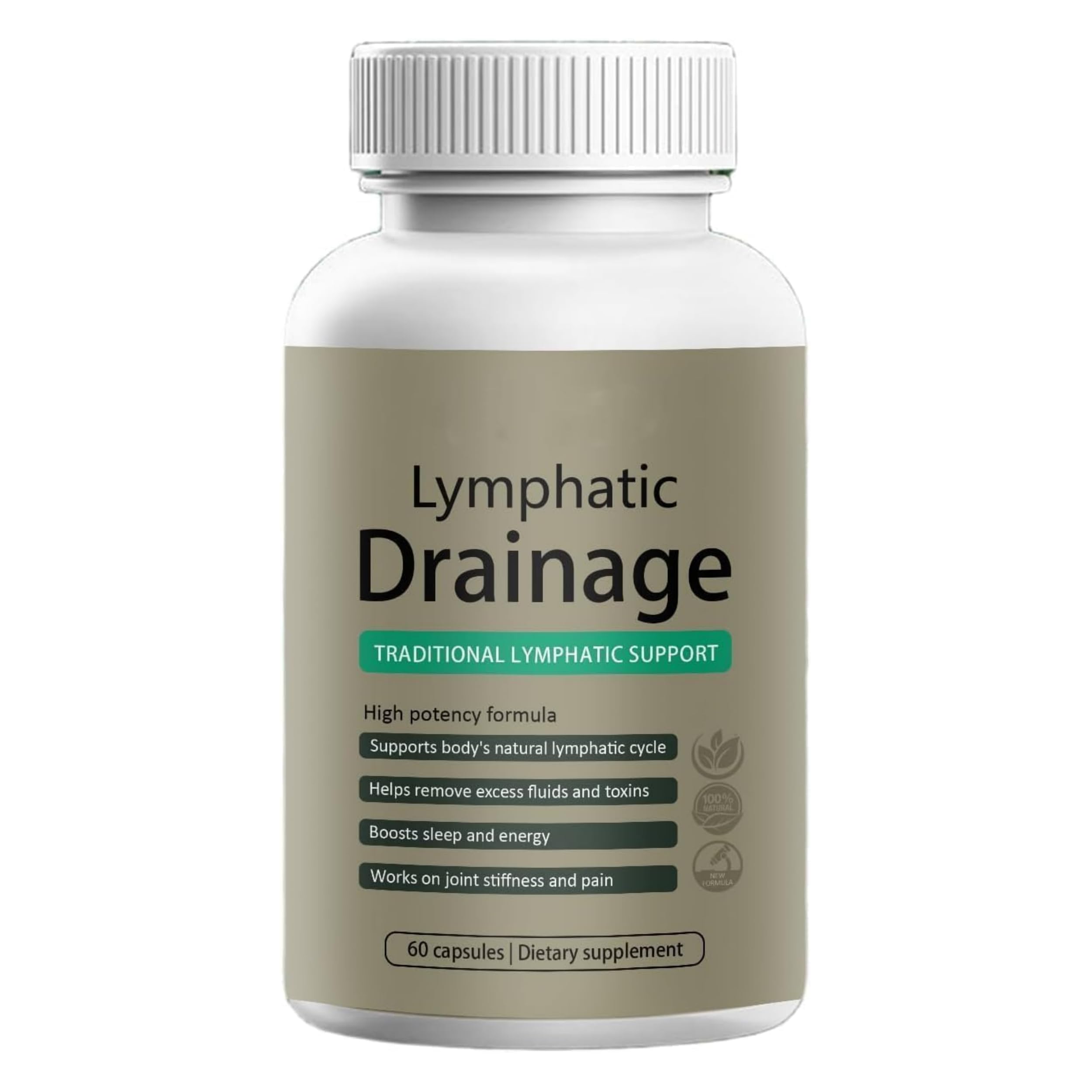 Muudee Lymphatic Support Capsules bottle front view