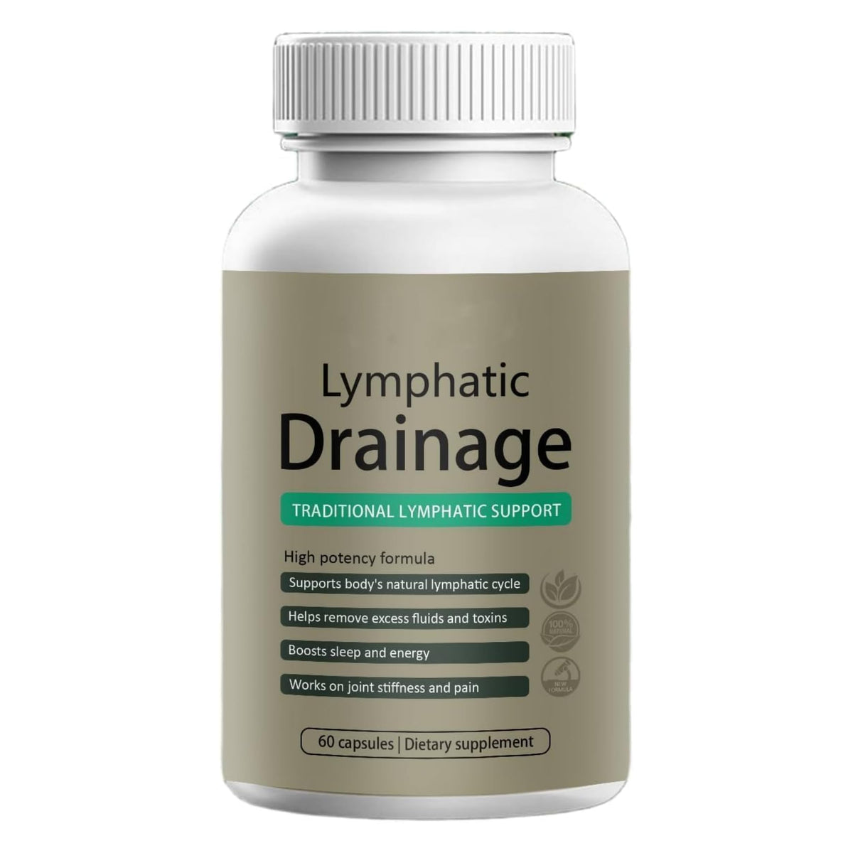 Muudee Lymphatic Support Capsules bottle front view