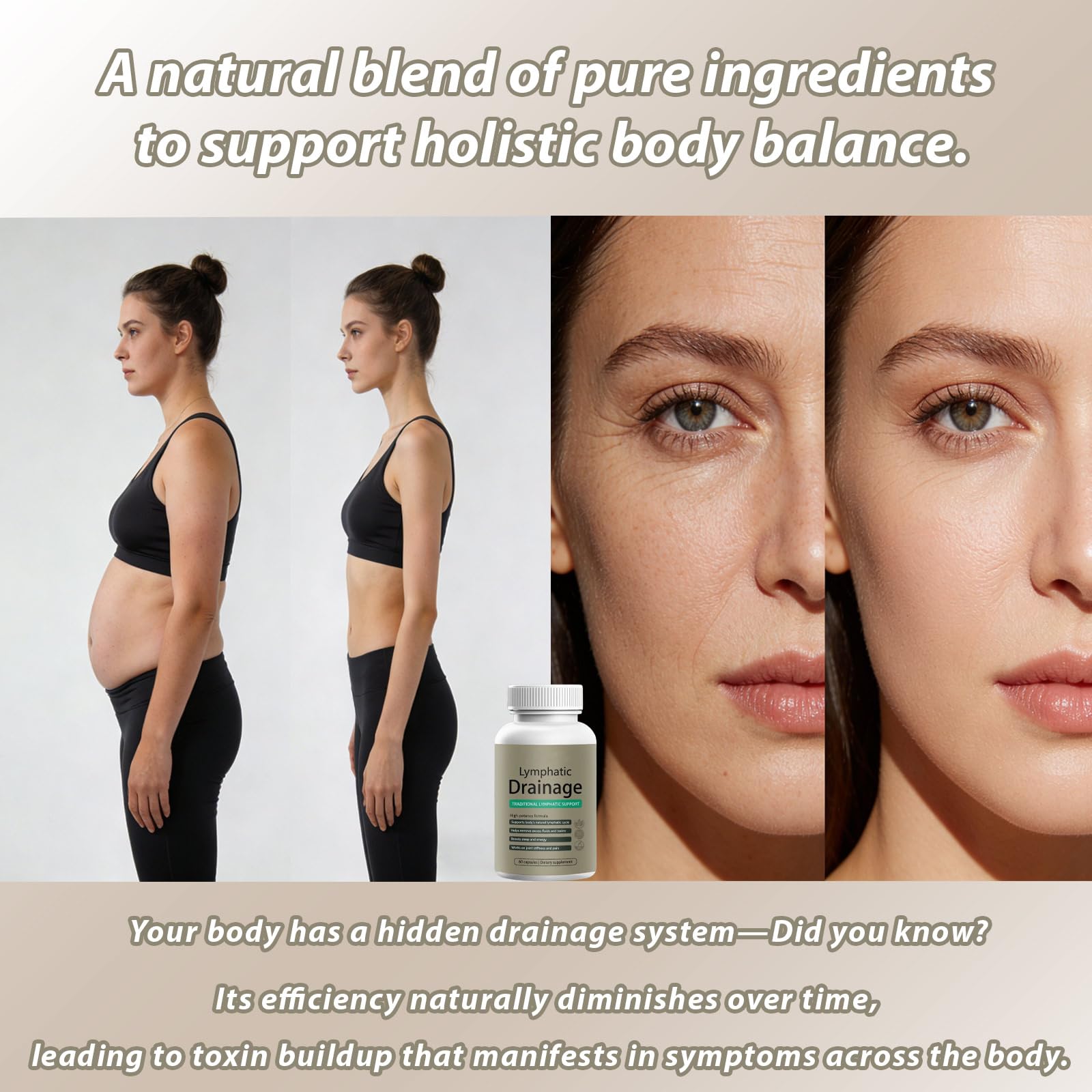 Muudee Lymphatic Support Capsules in a lifestyle setting