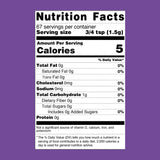 MUUK' SUPERFOODS Lion's Mane Mushroom Powder nutritional information