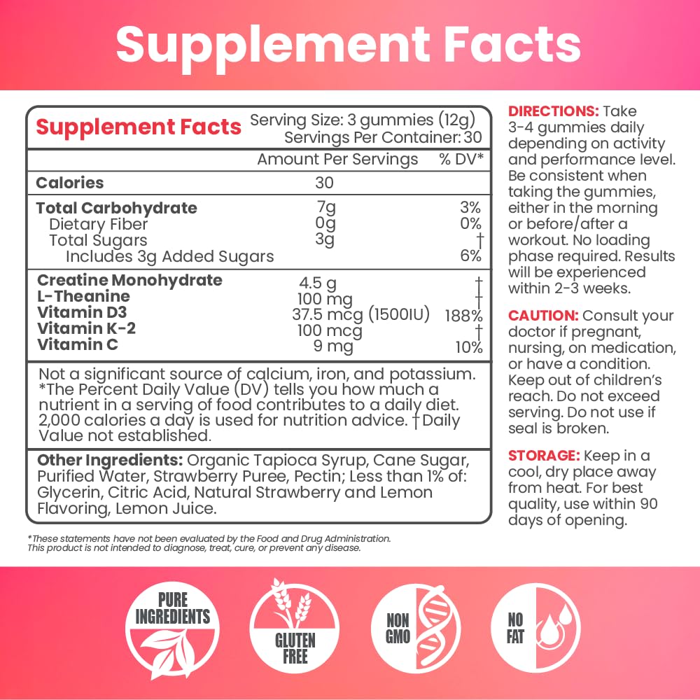 MX Wellness Creatine Gummies alongside workout gear