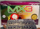 MX3 Mangosteen capsule bottle side view
