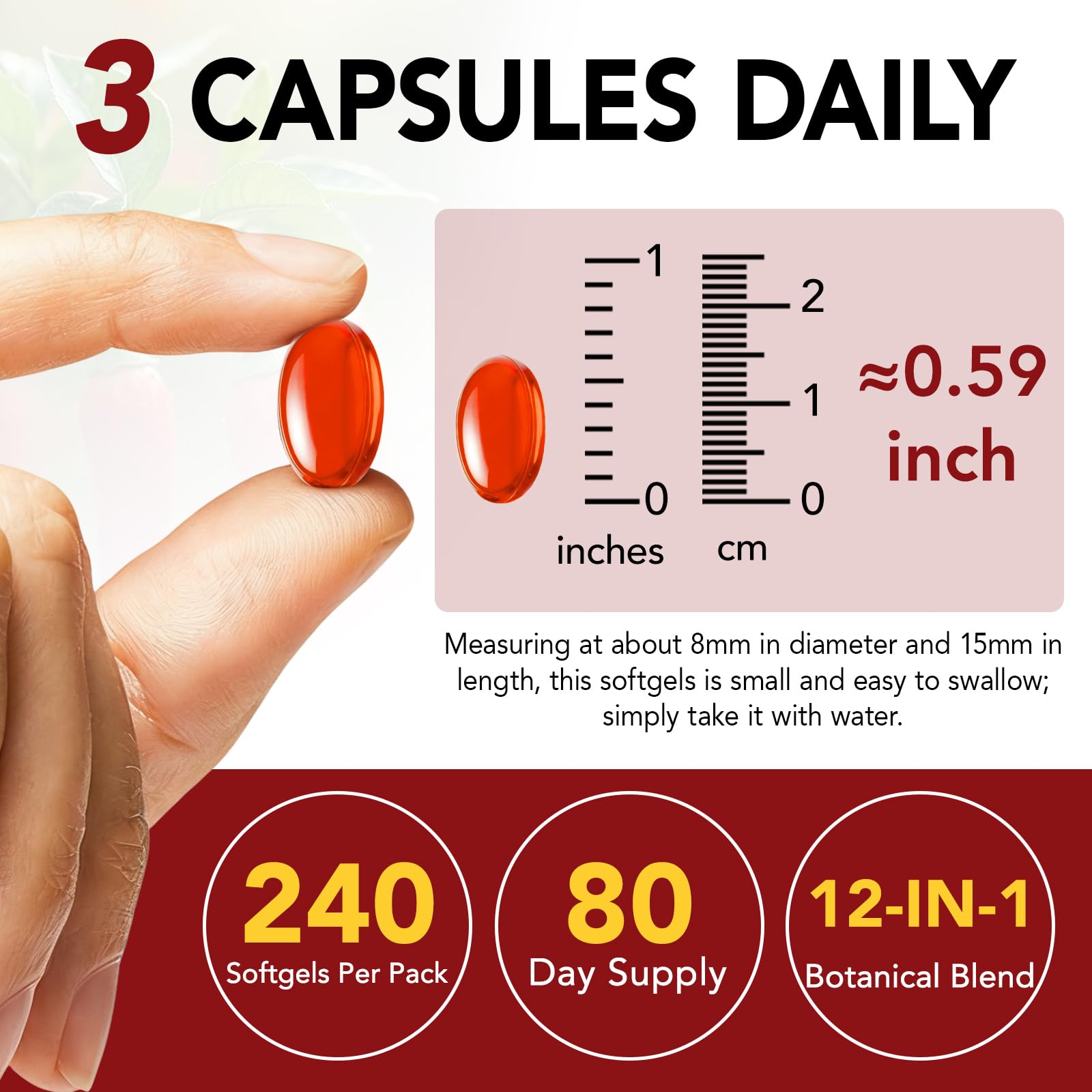 MXCZBSM Cayenne Pepper Capsules with measuring scoop