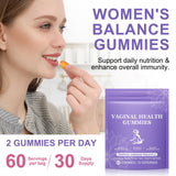 MXCZBSM Feminine Balance Gummies displayed with fresh pineapple