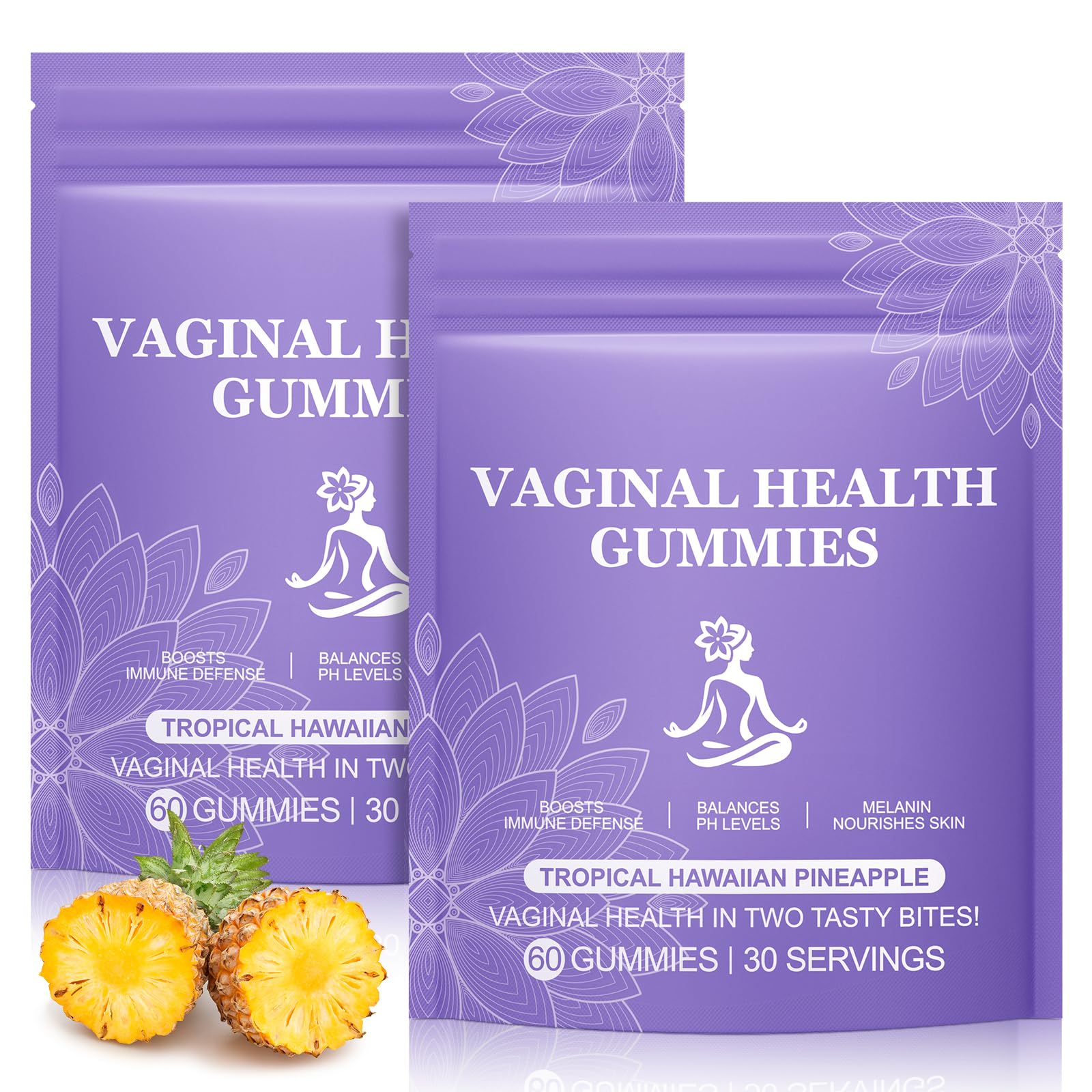 MXCZBSM Feminine Balance Gummies front view with packaging