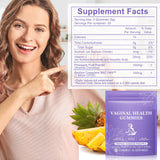 MXCZBSM Feminine Balance Gummies pineapple flavour close-up