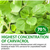 MXCZBSM Oregano Oil Liquid Drops with dropper close-up