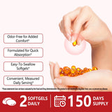 MXCZBSM Organic Garlic Capsules with a measuring spoon