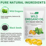 MXCZBSM Organic Oil of Oregano Softgels side view