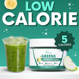 My Adventure to Fit Greens Superfood Powder with a spoonful ready to mix