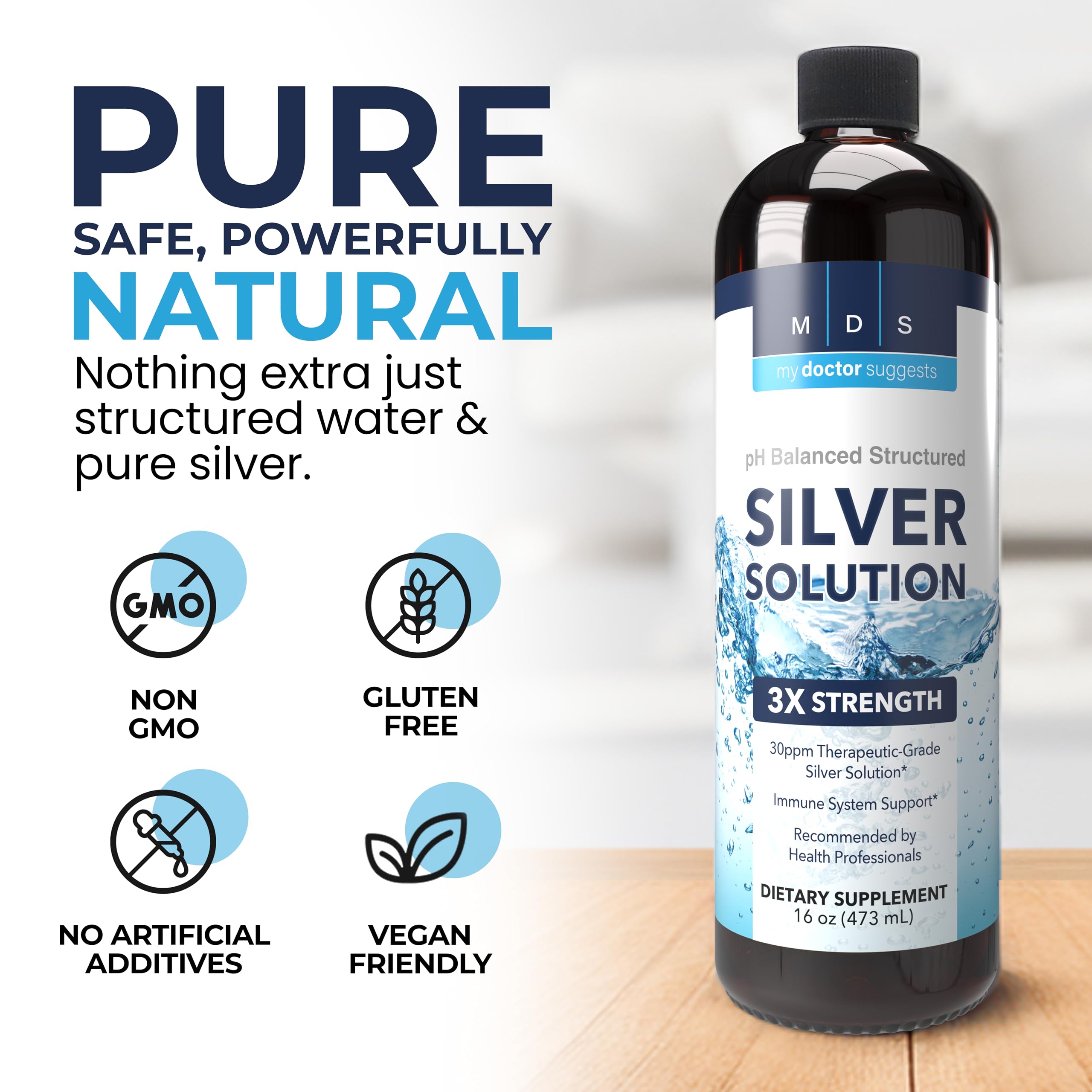 My Doctor Suggests Colloidal Silver 30ppm in kitchen setting