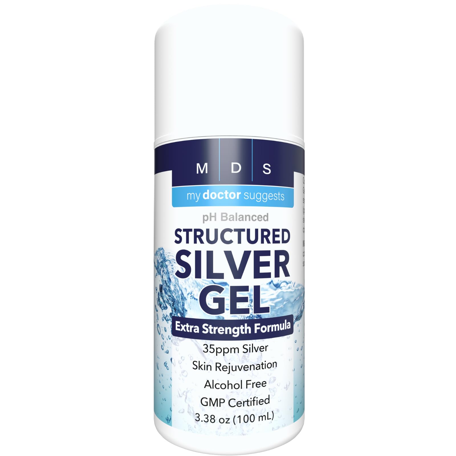 My Doctor Suggests Colloidal Silver Gel 35ppm front view