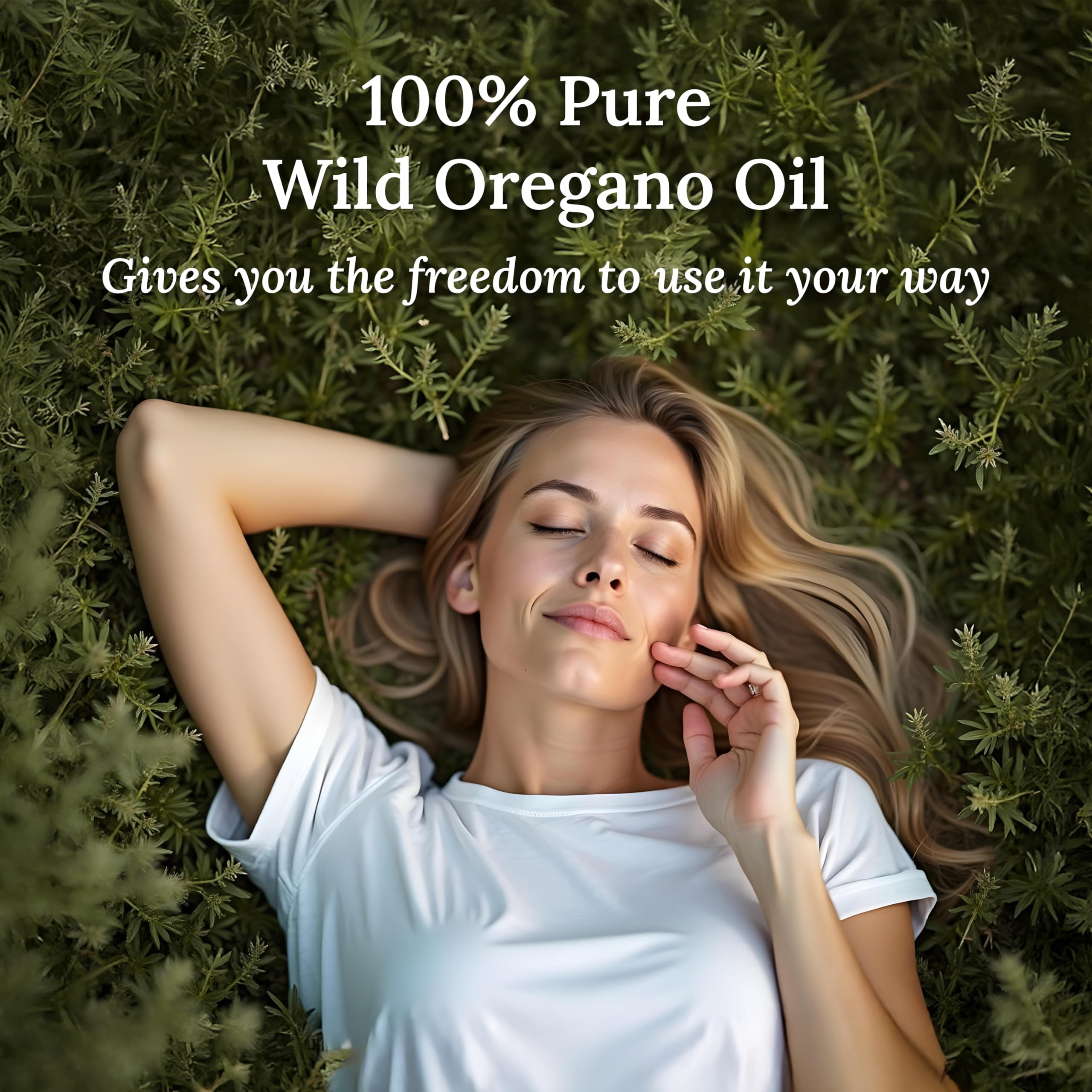 MY LAND Oregano Oil bottle with olive oil and water