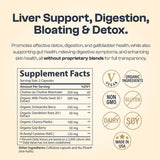 My Vida Origins Milk Thistle Liver Support Supplement side view