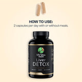 My Vida Origins Milk Thistle Liver Support Supplement with herbal background