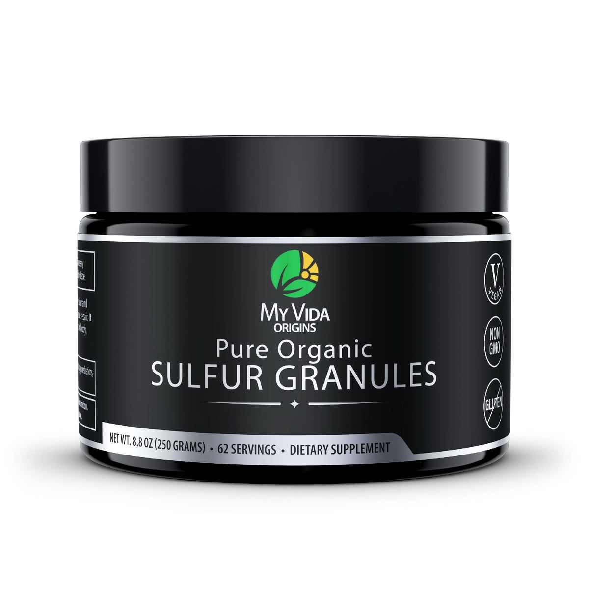 My Vida Origins Pure Organic Sulfur Granules 308g front view