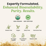 Myers Daily Greens Powder nutritional information