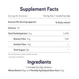 MyFy Dietary Fibre Supplement 358g unflavoured powder in a smoothie