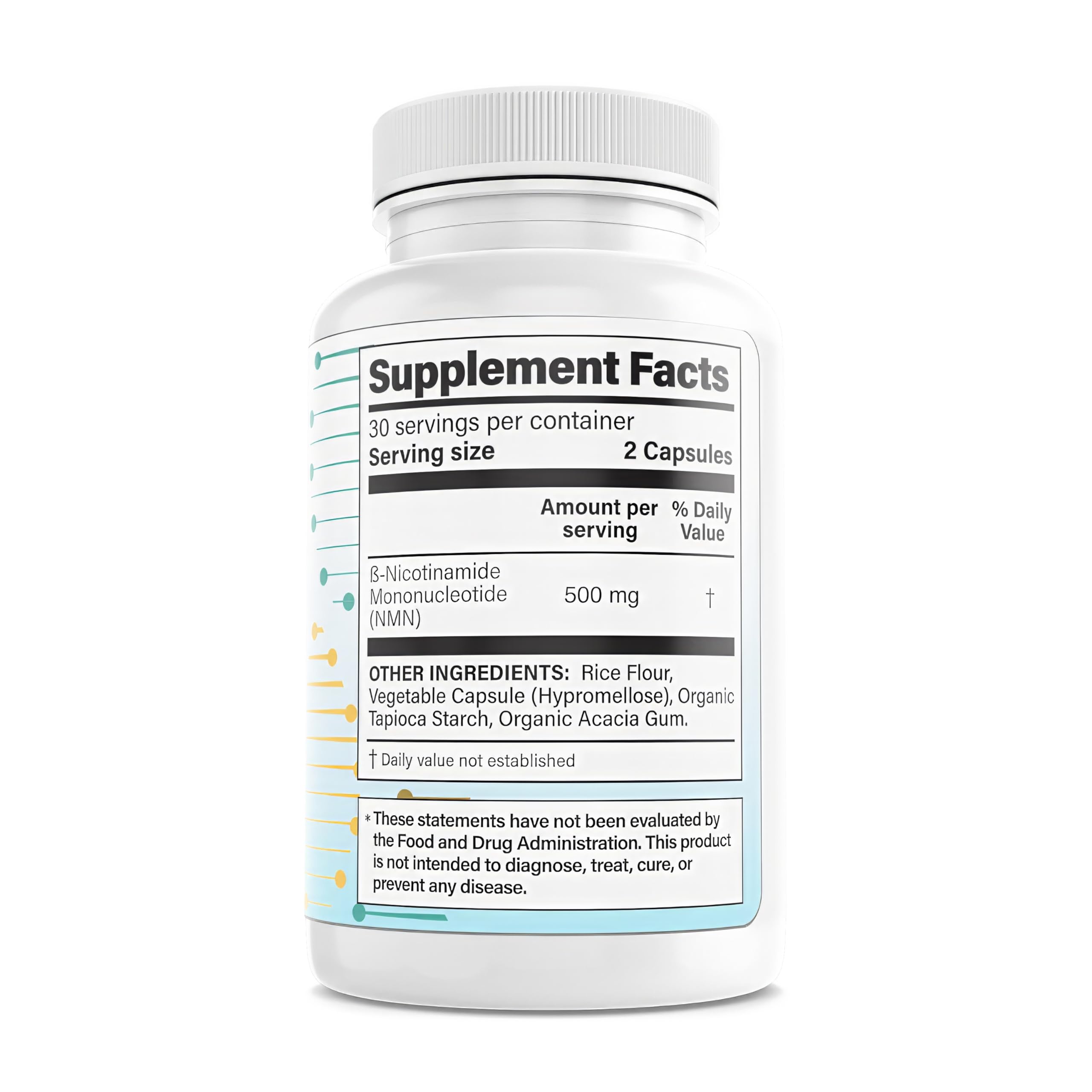 MyGevity NMN Supplement with a measuring spoon for dosage