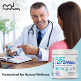 MyImmunity Lactoferrin Supplement 300mg bottle with label