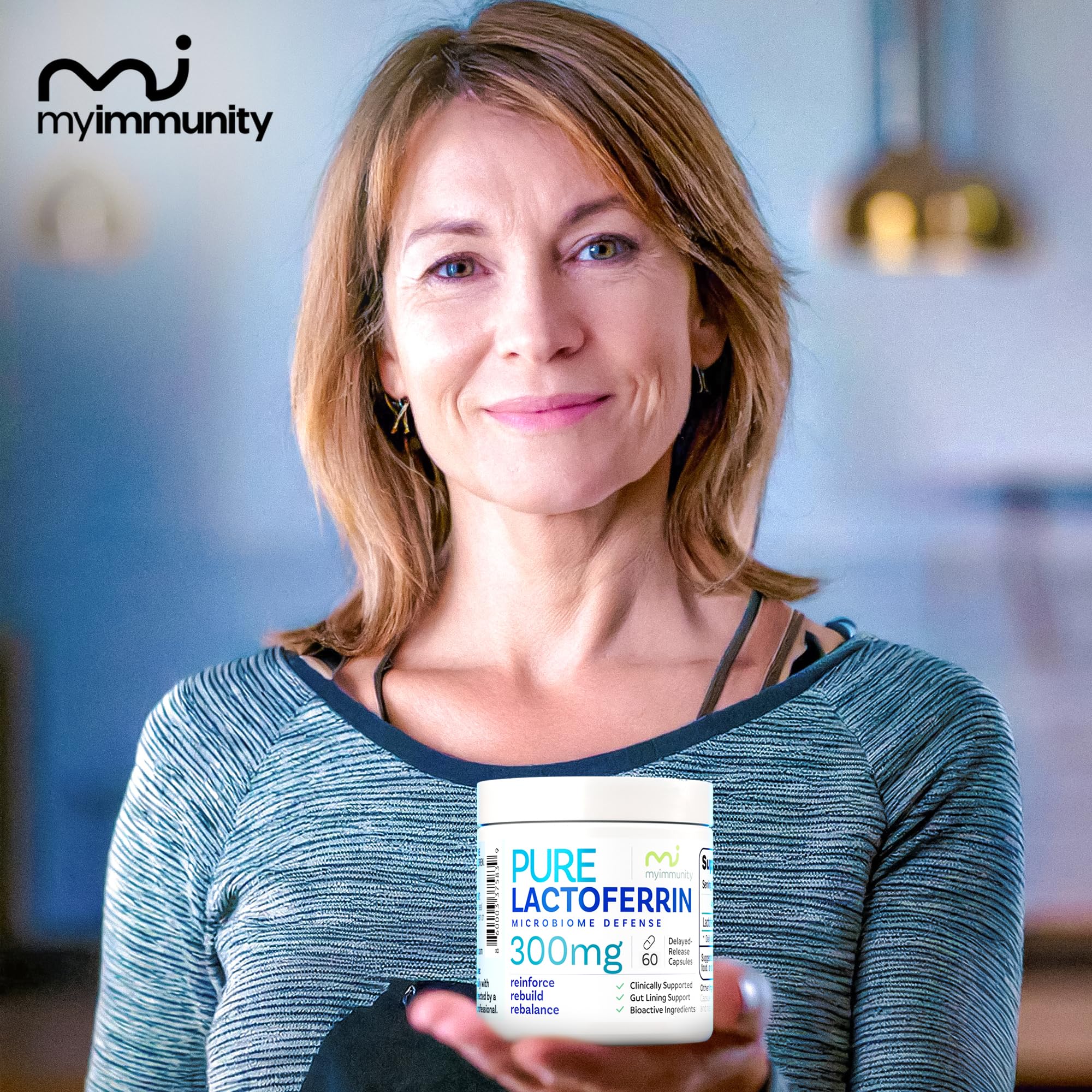 MyImmunity Lactoferrin Supplement 300mg lifestyle shot